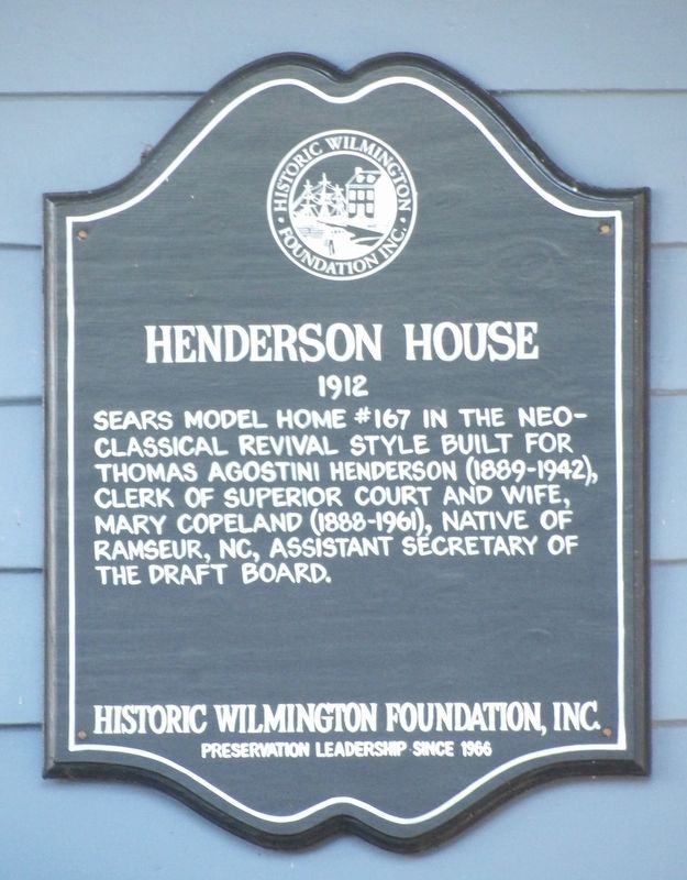 Henderson House Marker image. Click for full size.