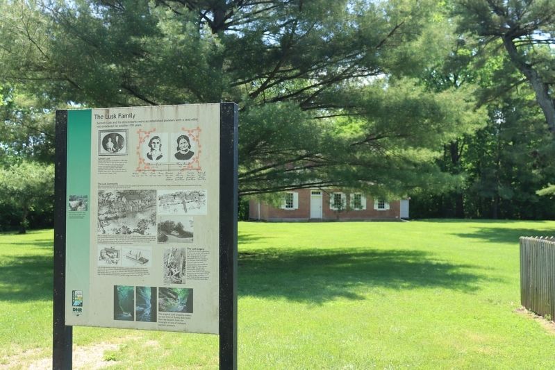 The Lusk Family Marker image. Click for full size.