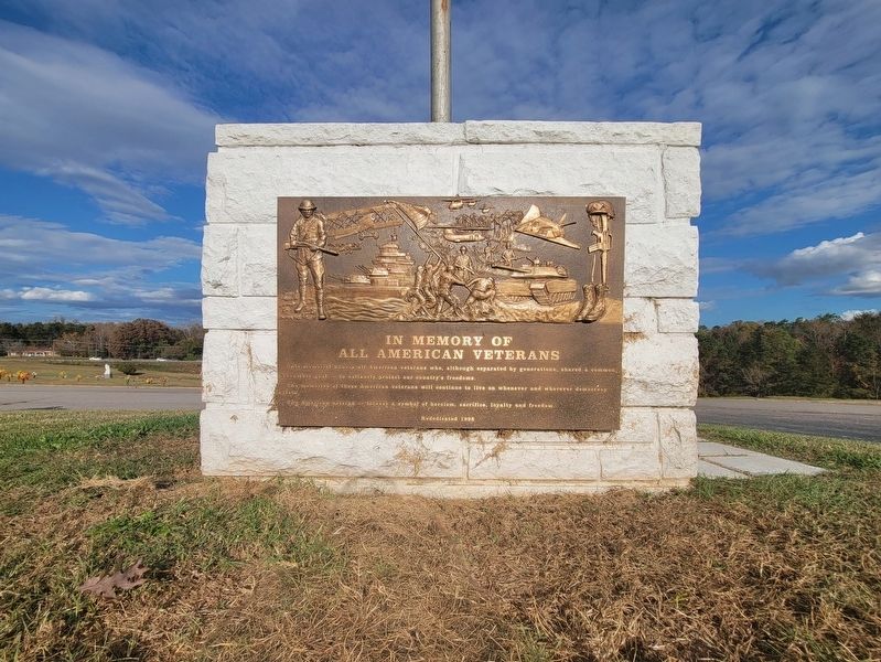 In Memory of All American Veterans Marker image. Click for full size.