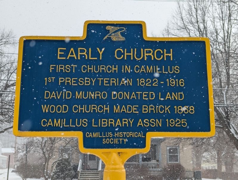 Early church Marker image. Click for full size.