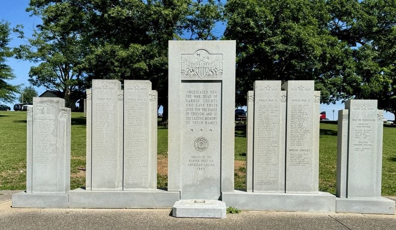 Elizabethtown Veterans Memorial Marker. Click for full size. Elizabethtown Veterans Memorial Marker image. Click for full size.