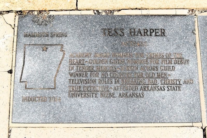 Tess Harper Marker image. Click for full size.