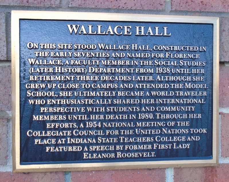 Wallace Hall Marker image. Click for full size.