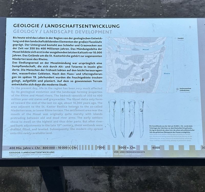 GEOLOGIE / LANDSCHAFTSENTWICKLUNG GEOLOGY / LANDSCAPE DEVELOPMENT Marker image. Click for full size.