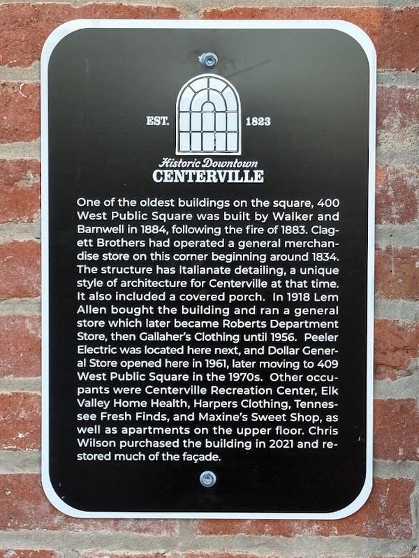 400 West Public Square marker image. Click for full size.