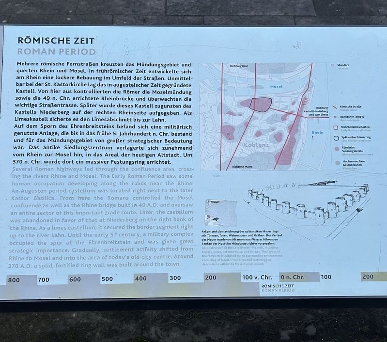 RÖMISCHE ZEIT/Roman Period Marker. Click for full size. RÖMISCHE ZEIT/Roman Period Marker image. Click for full size.