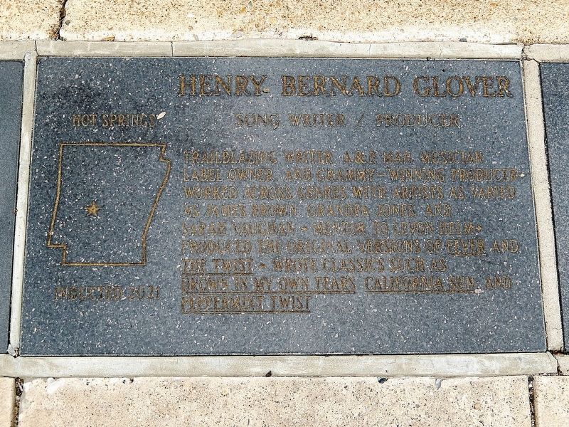 Henry Bernard Glover Marker image. Click for full size.