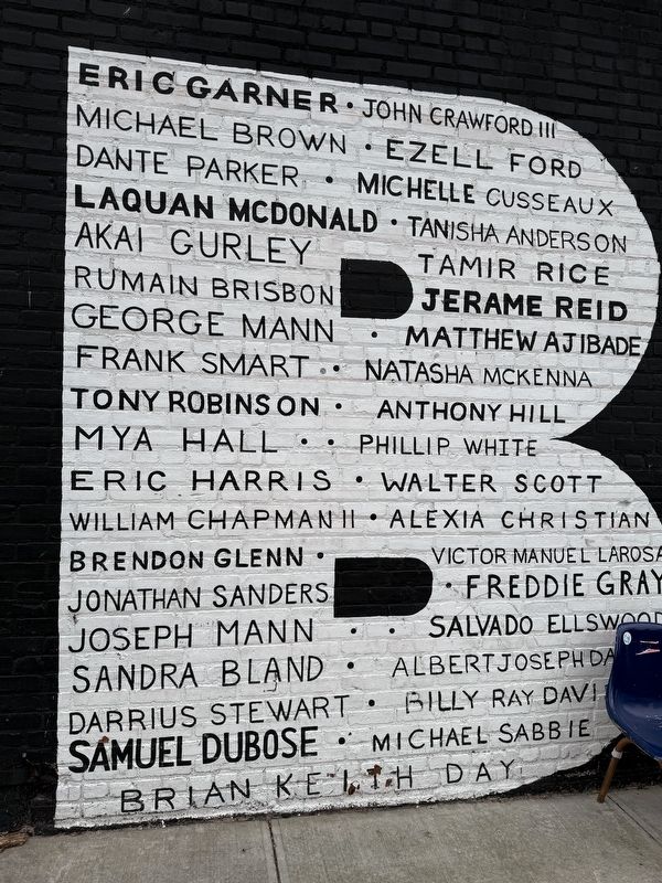 #SayTheirName Marker image. Click for full size.
