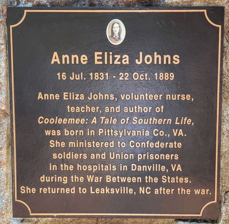 Anne Eliza Johns Marker image. Click for full size.
