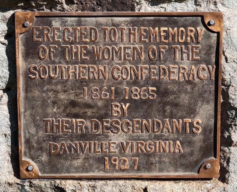Women of the Confederacy Marker image. Click for full size.