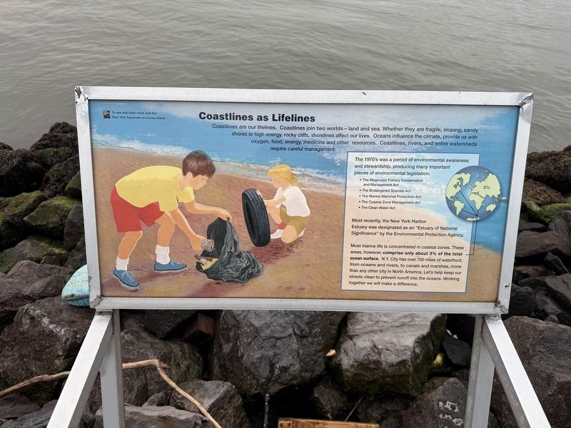 Coastlines as Lifelines Marker. Click for full size. Coastlines as Lifelines Marker image. Click for full size.