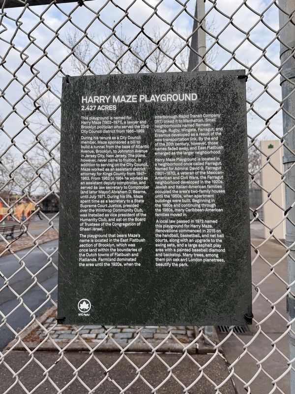 Harry Maze Playground Marker image. Click for full size.