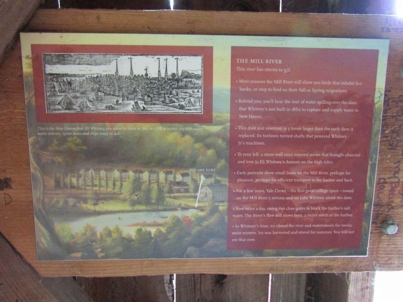 The Mill River Marker image. Click for full size.