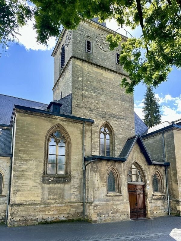 Sts. Nicholas and Barbara Roman Catholic Church and Marker. Click for full size. Sts. Nicholas and Barbara Roman Catholic Church and Marker image. Click for full size.
