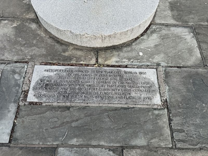 Dedication paver in the park. Click for full size. Dedication paver in the park image. Click for full size.