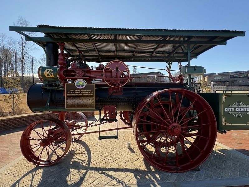 1920 Keck-Gonnerman 20 H.P. Serial number 1623 marker image. Click for full size.