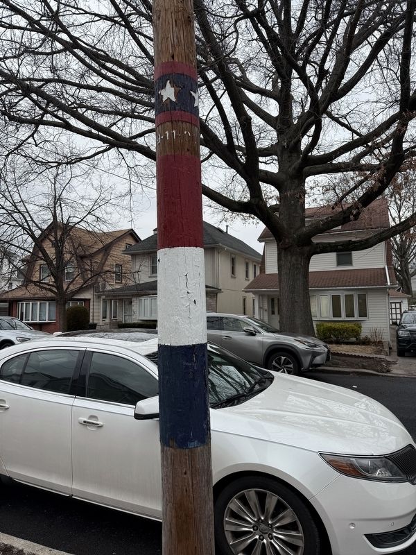 9-11-01 Memorial Pole. Click for full size. 9-11-01 Memorial Pole image. Click for full size.