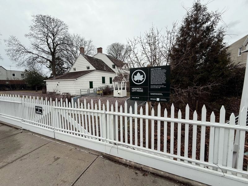 Hendrick I. Lott House Marker image. Click for full size.