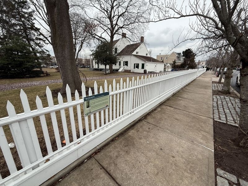 The Lott House was a stop on the Underground Railroad. Marker image. Click for full size.