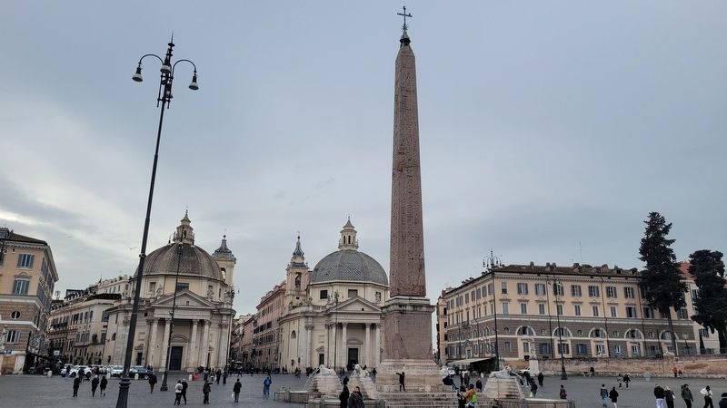 The Church of Saint Mary of Montesanto is the church on the left side image. Click for full size.