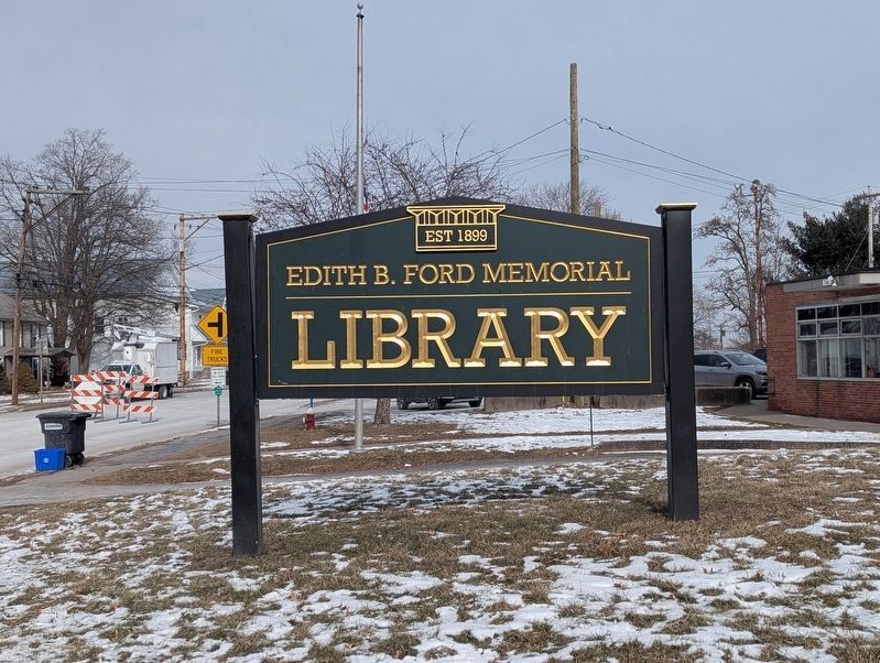 Edith B. Ford Memorial Library image. Click for full size.