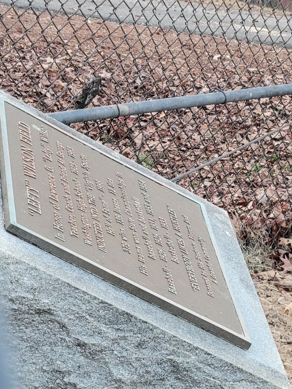 "Lefty" Wilson Field Marker image. Click for full size.