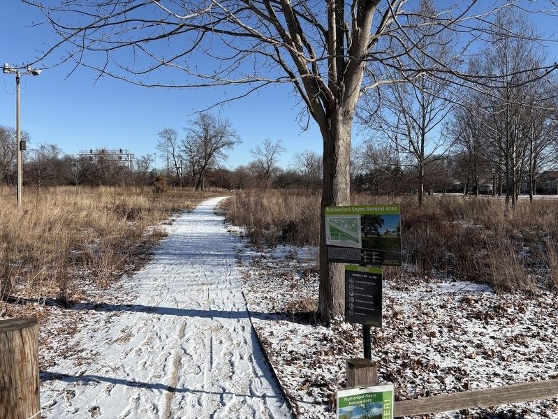 Rutheford Sayre Natural Area Marker image. Click for full size.