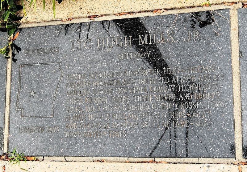 LTC Hugh Mills, Jr. Marker. Click for full size. LTC Hugh Mills, Jr. Marker image. Click for full size.