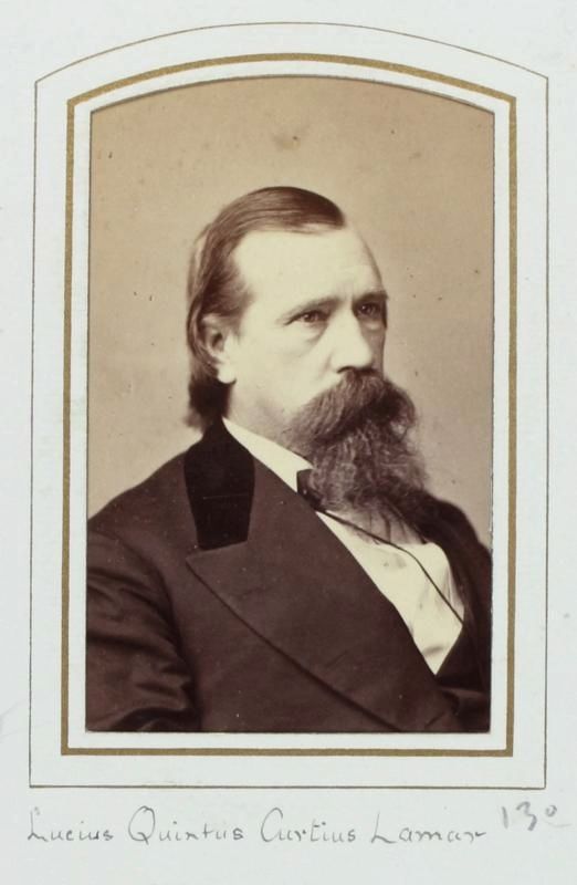 Lucius Quintus Cincinnatus Lamar, 1825-1893 image. Click for full size.