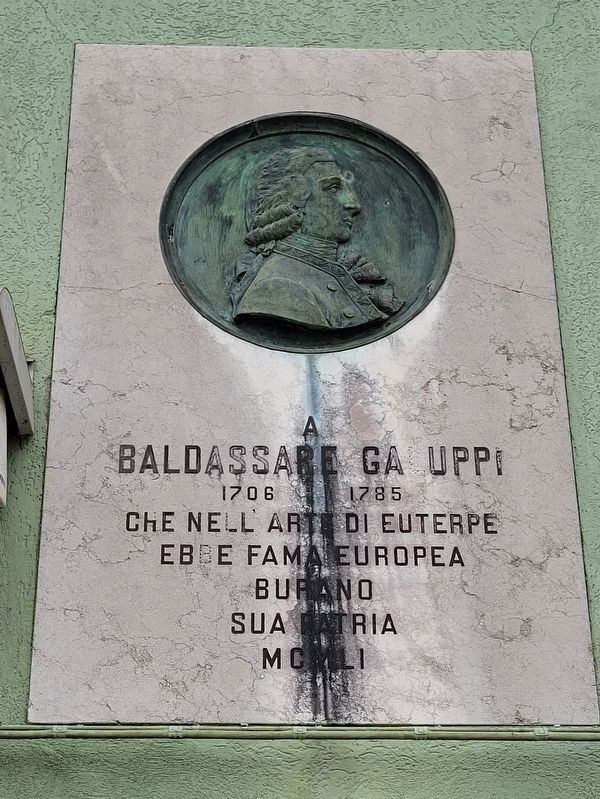 Baldassare Galuppi Marker image. Click for full size.