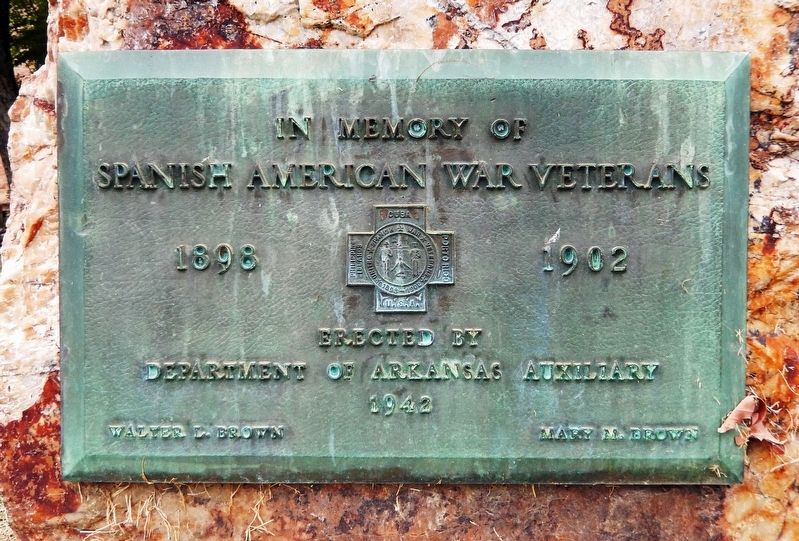 In Memory of Spanish American War Veterans Marker. Click for full size. In Memory of Spanish American War Veterans Marker image. Click for full size.