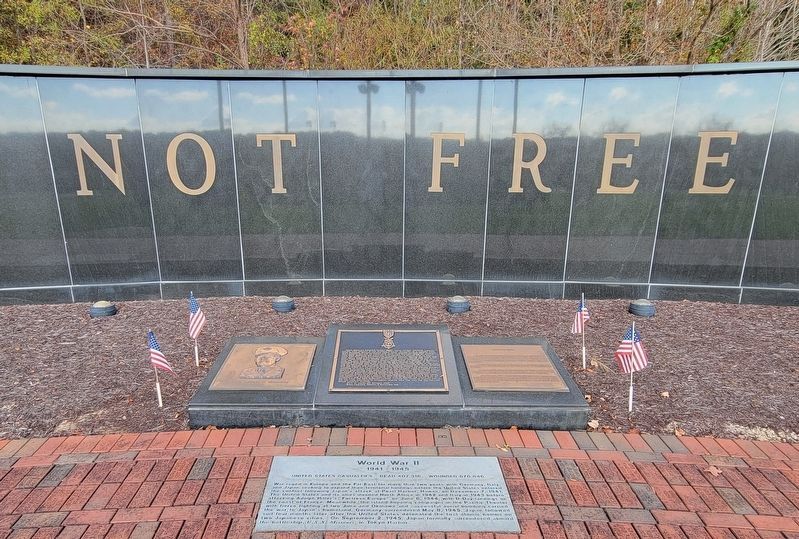 Staff Sergeant Archer T. Gammon Marker (center) image. Click for full size.