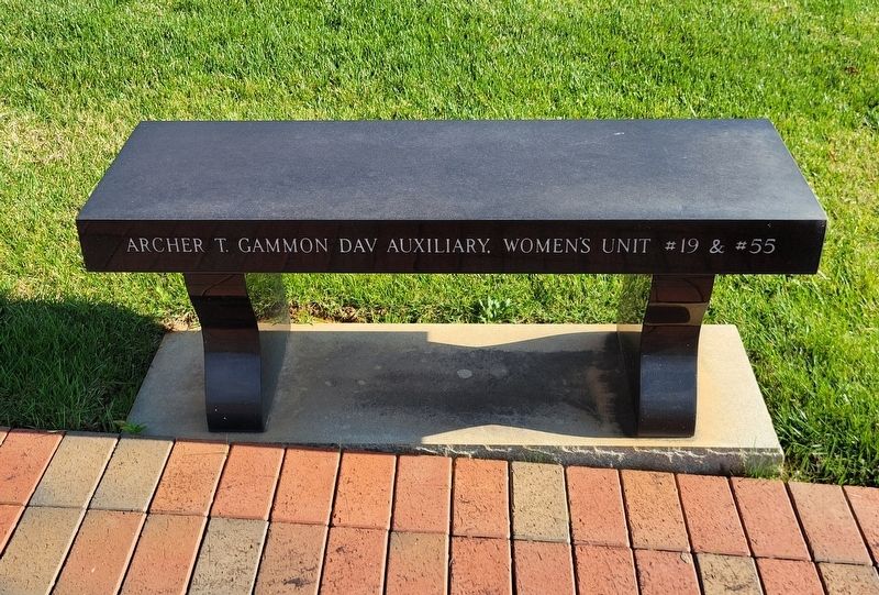 Archer T. Gammon Memorial Bench image. Click for full size.