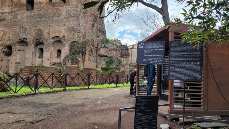 The view of the Introduction to the Itinerary Marker along the pathway. Click for full size. The view of the Introduction to the Itinerary Marker along the pathway image. Click for full size.