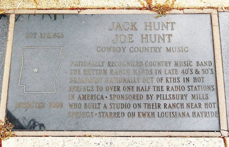 Jack Hunt / Joe Hunt Marker image. Click for full size.