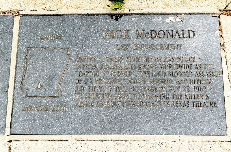 Nick McDonald Marker. Click for full size. Nick McDonald Marker image. Click for full size.