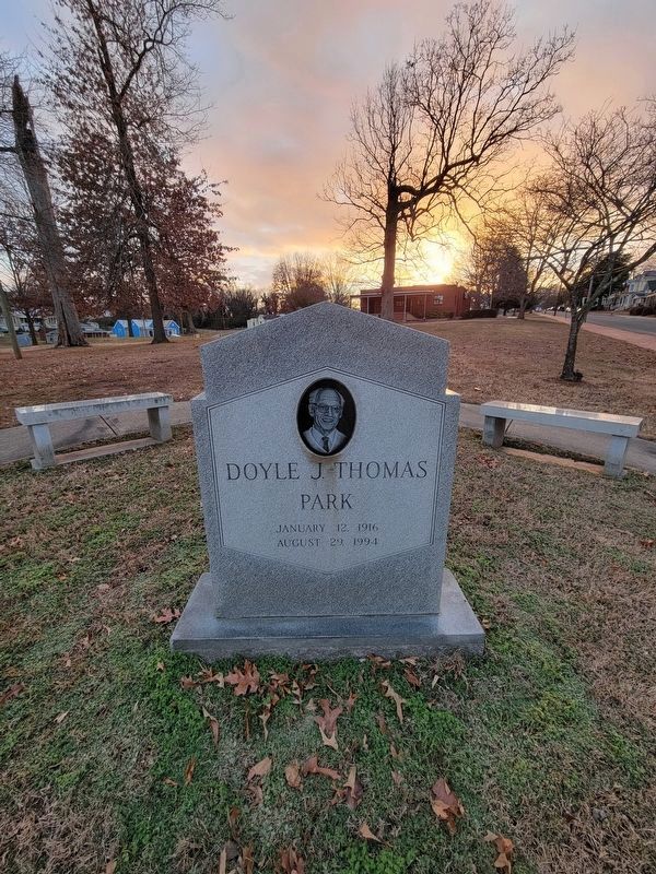 Doyle J. Thomas Park upgrades. Click for full size. Doyle J. Thomas Park upgrades image. Click for full size.