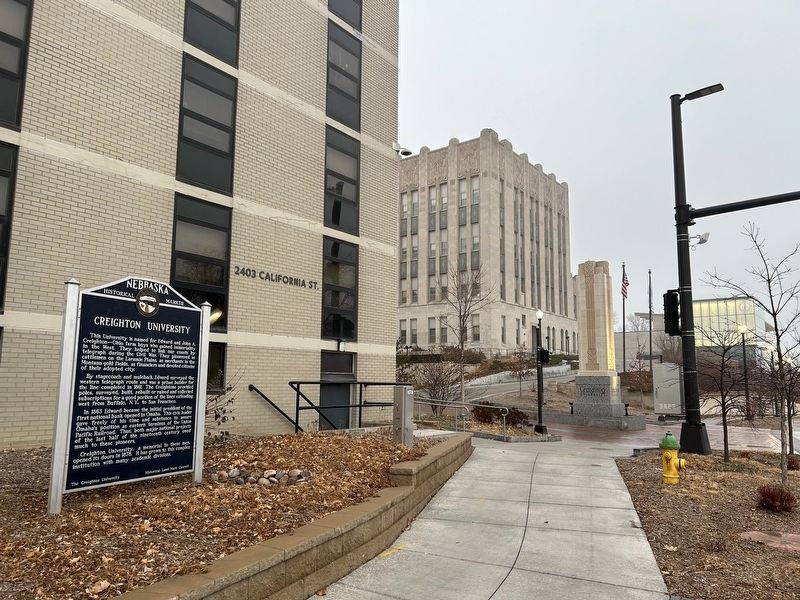 Creighton University Marker image. Click for full size.