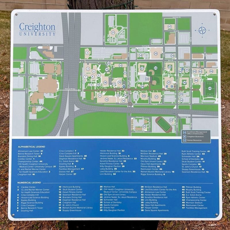 Map of Creighton University image. Click for full size.
