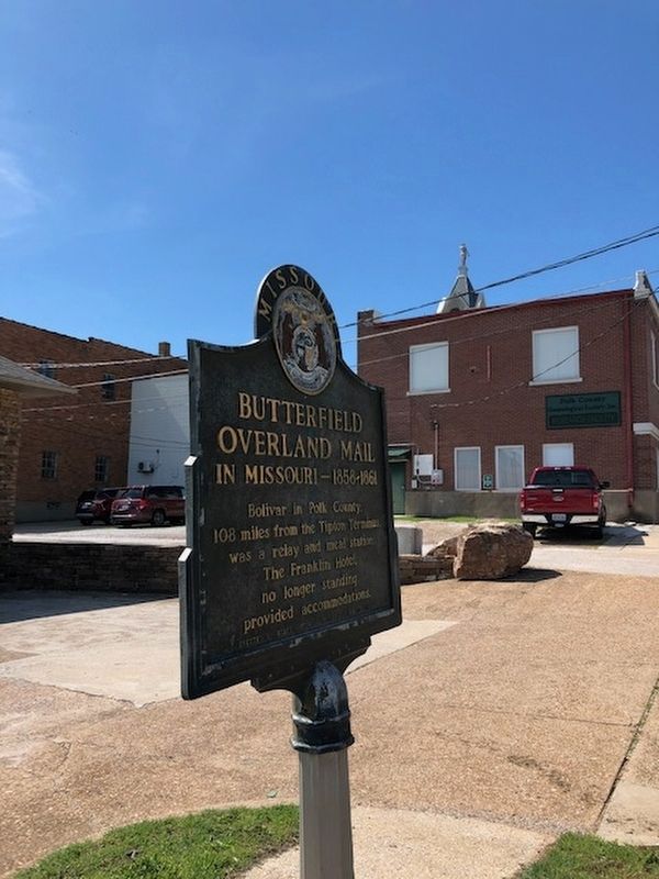 Butterfield Overland Mail in Missouri - 1858-1861 Marker image. Click for full size.