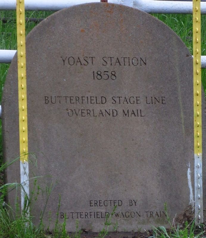 Yoast Station 1858 Marker. Click for full size. Yoast Station 1858 Marker image. Click for full size.