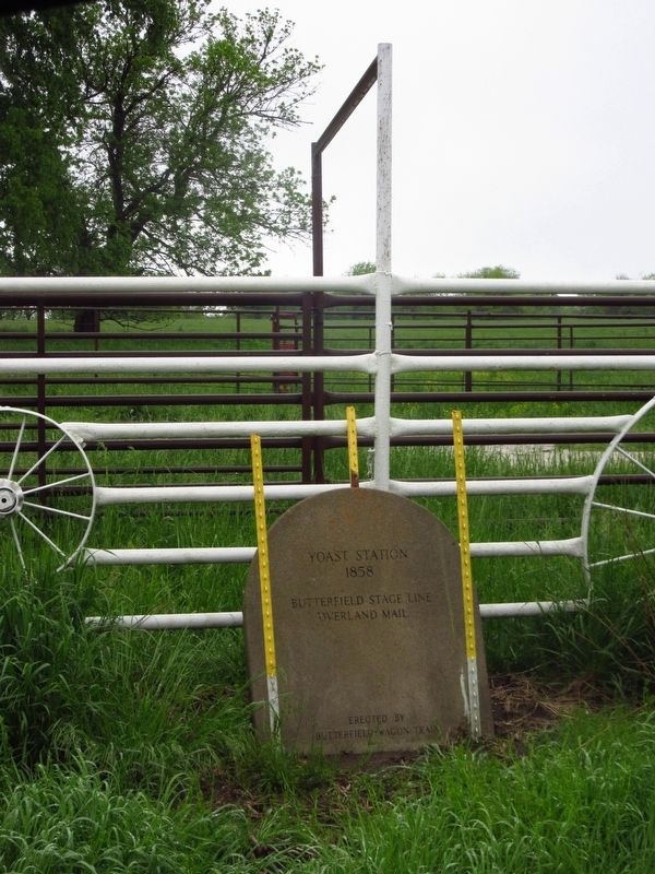 Yoast Station 1858 Marker. Click for full size. Yoast Station 1858 Marker image. Click for full size.