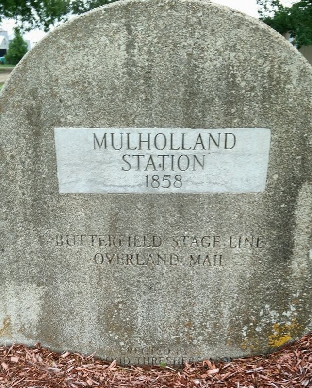 Mulholland Station 1858 Marker. Click for full size. Mulholland Station 1858 Marker image. Click for full size.