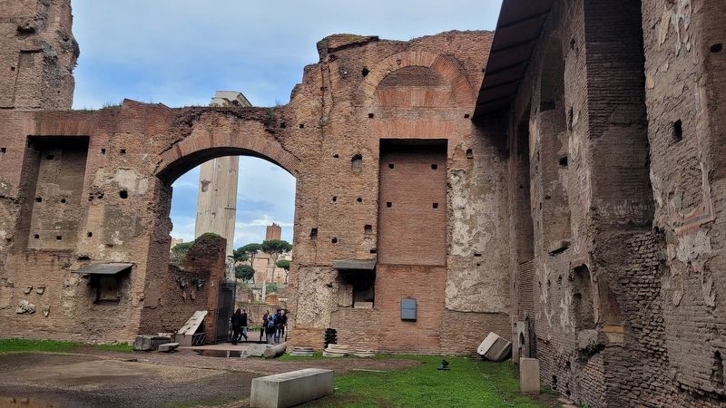 The view of the marker in the Santa Maria Church courtyard. Click for full size. The view of the marker in the Santa Maria Church courtyard image. Click for full size.