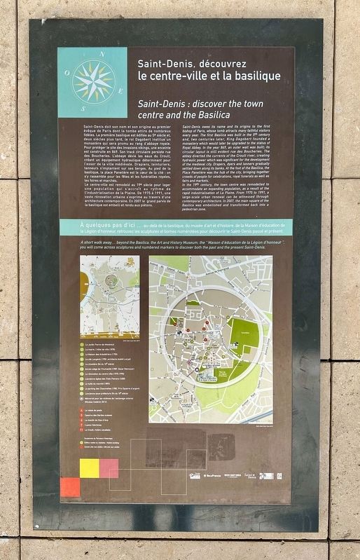 D�couvrez Saint-Denis / Discover Saint-Denis Marker image. Click for full size.