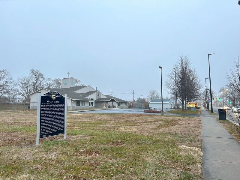 Vivian Strong Marker, from the north image. Click for full size.