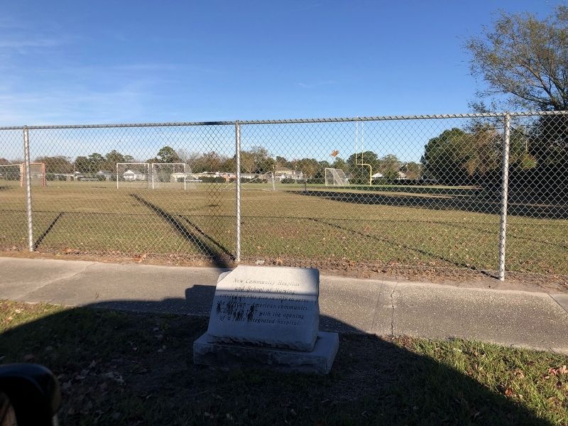 New Community Hospital and School of Nursing Marker. Click for full size. New Community Hospital and School of Nursing Marker image. Click for full size.