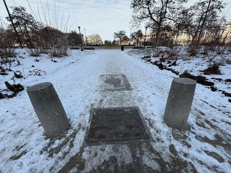 Logan Square Marker. Click for full size. Logan Square Marker image. Click for full size.
