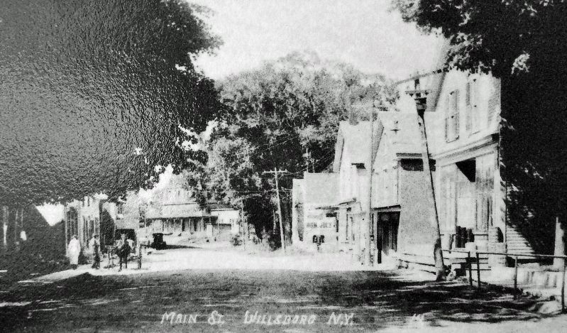 Marker detail: Willsboro Main Street. Click for full size. Marker detail: Willsboro Main Street image. Click for full size.