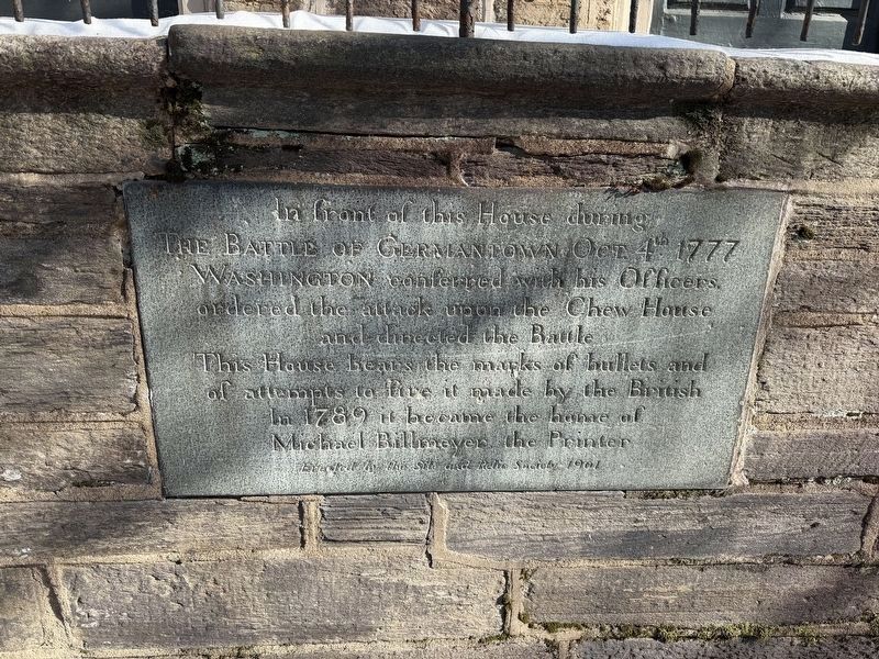 Battle of Germantown Marker image. Click for full size.